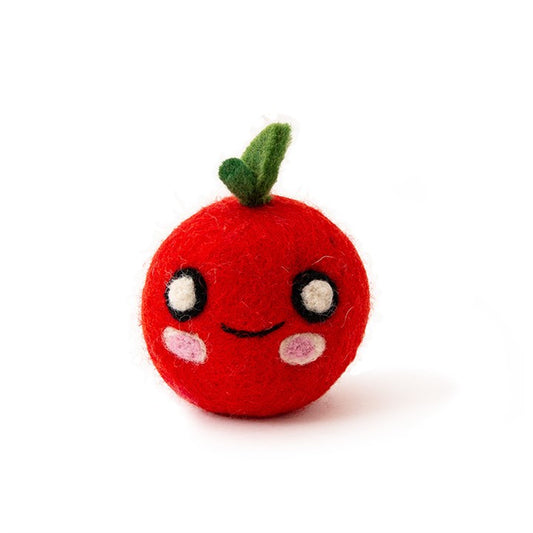 MoMo Felt Apple Cat Toy  5pieces image 0