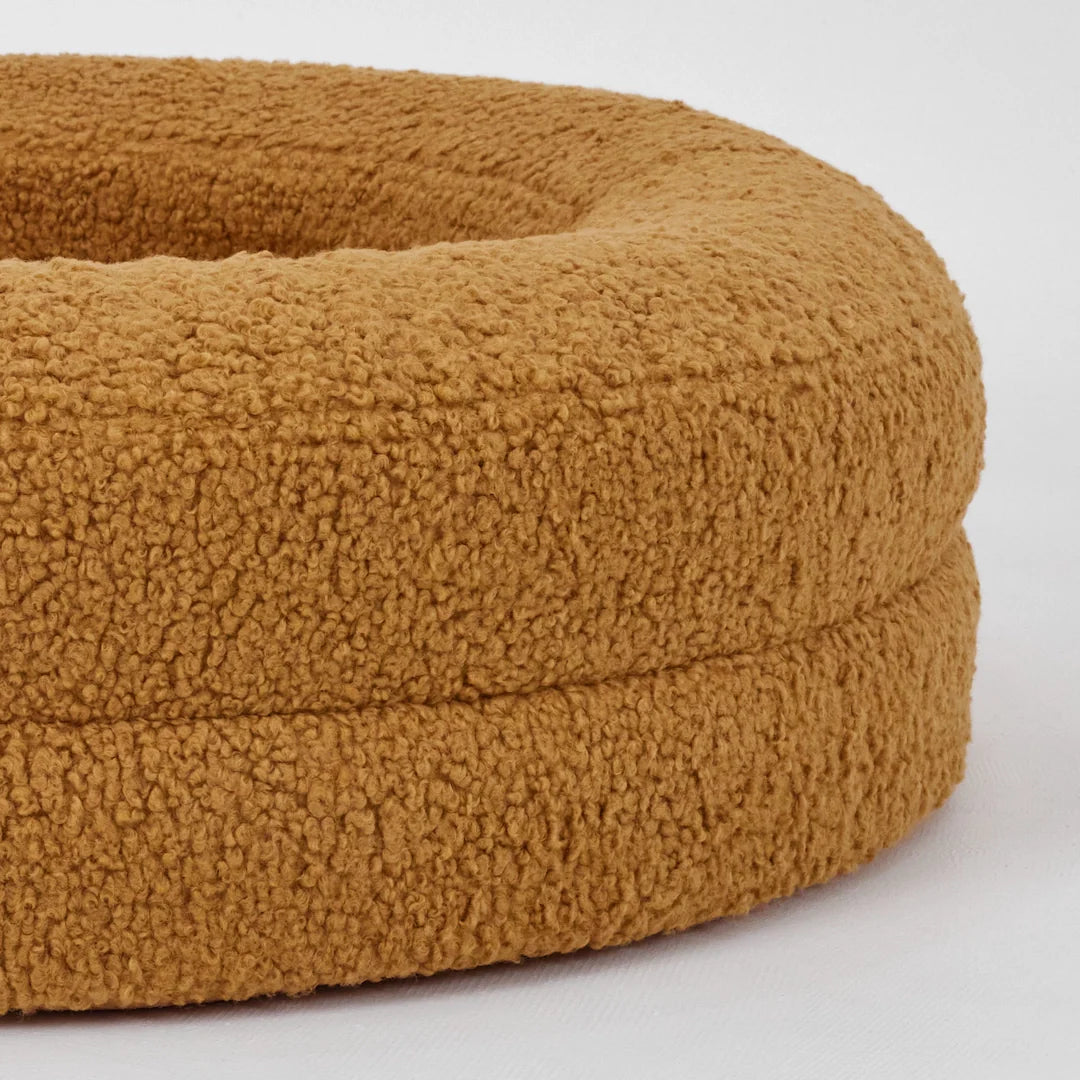 Dogs Bed Brown Round image 3