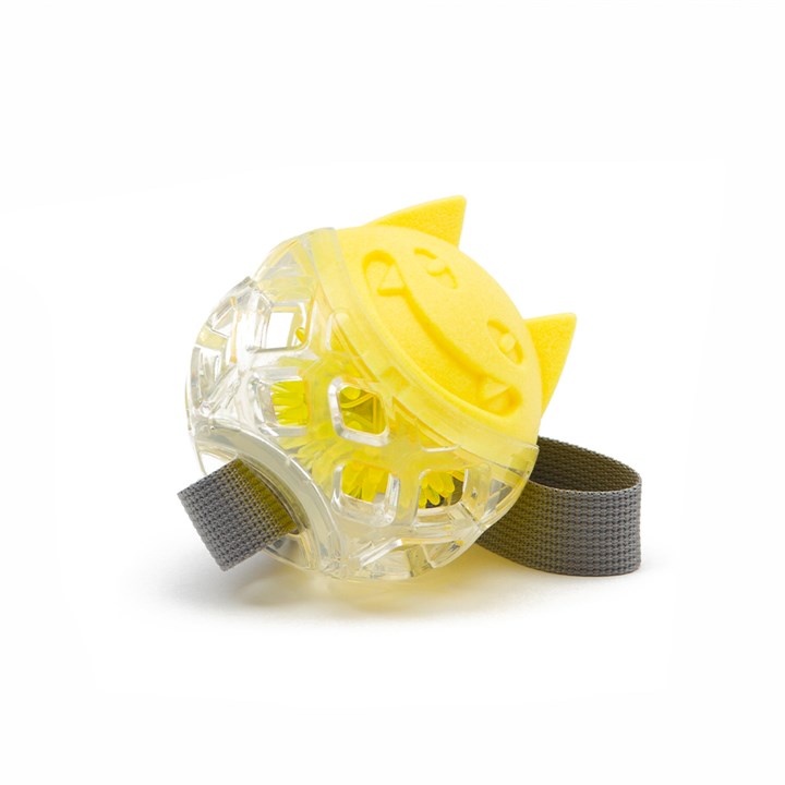 Flash Throw Dog Toy Yellow image 0