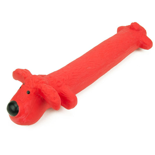 cotton rope starfish dog toy red image 0